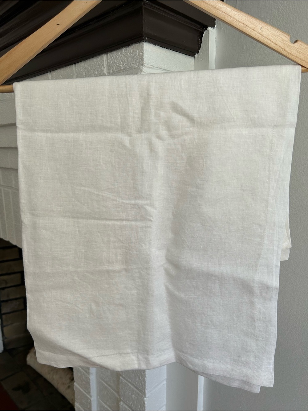 Quince Creamy White Linen Euro Sham- Soft Breathable Bedding NEW